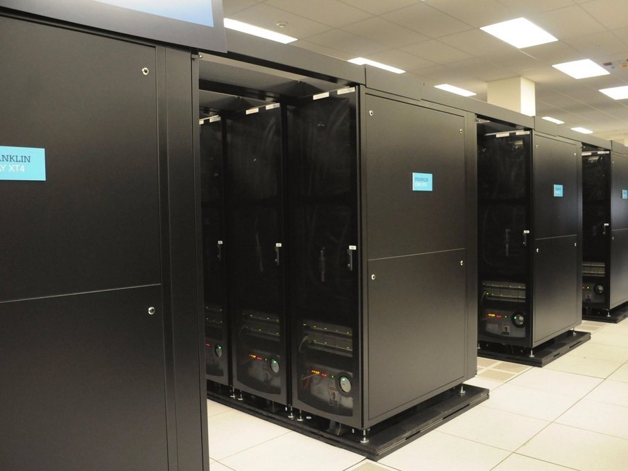 Server racks in a data centre